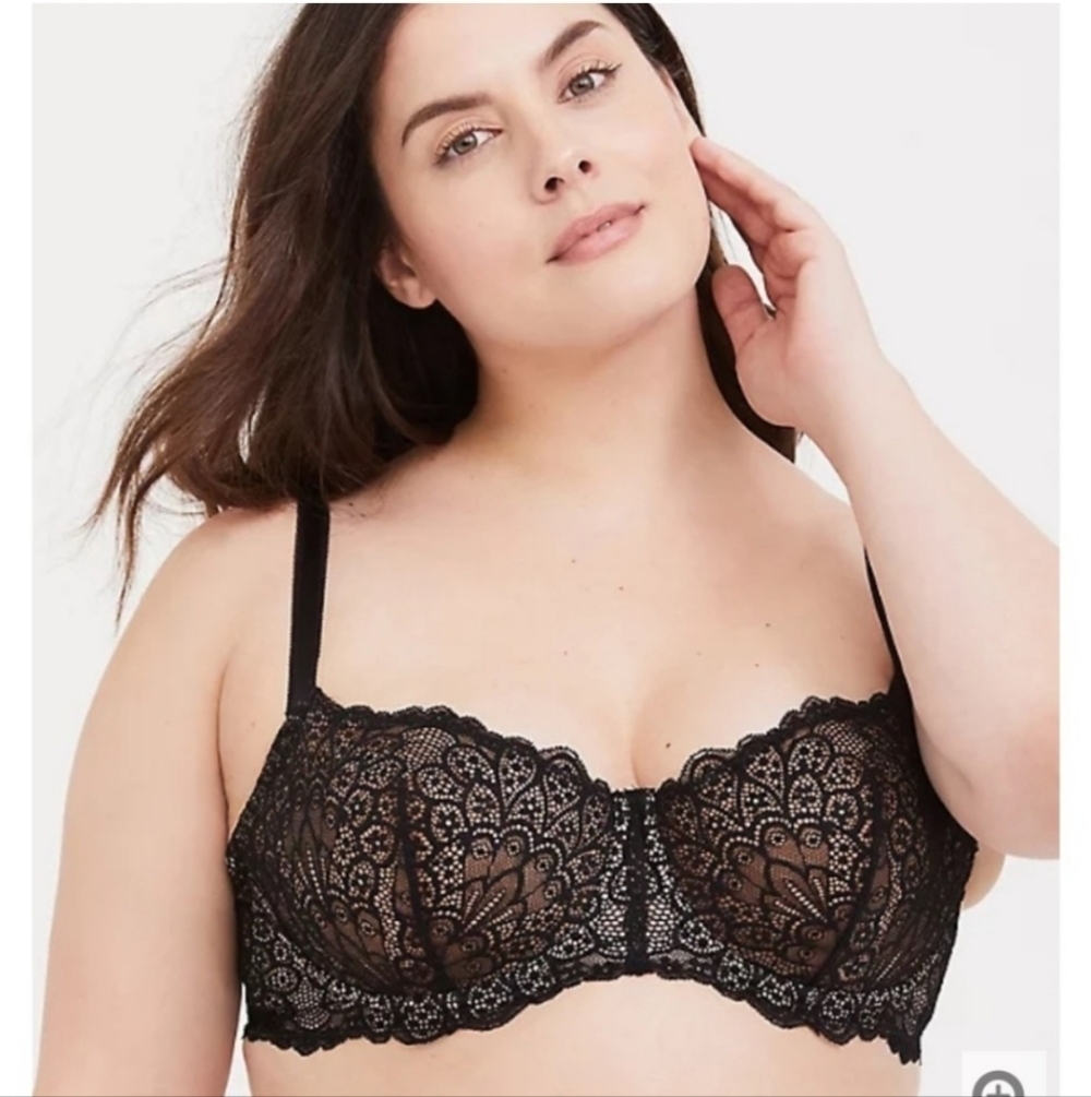 Torrid Peacock Unlined Balconette Bra